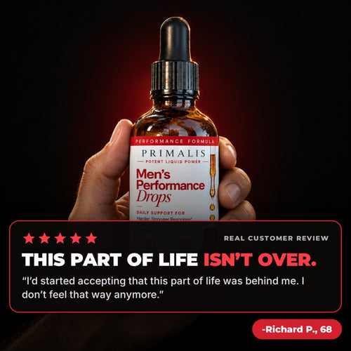 Customer review: I’d started accepting that this part of life was behind me. I don’t feel that way anymore. - Richard P., 68